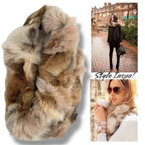 Michael Kors Multicolor Fur Scarf